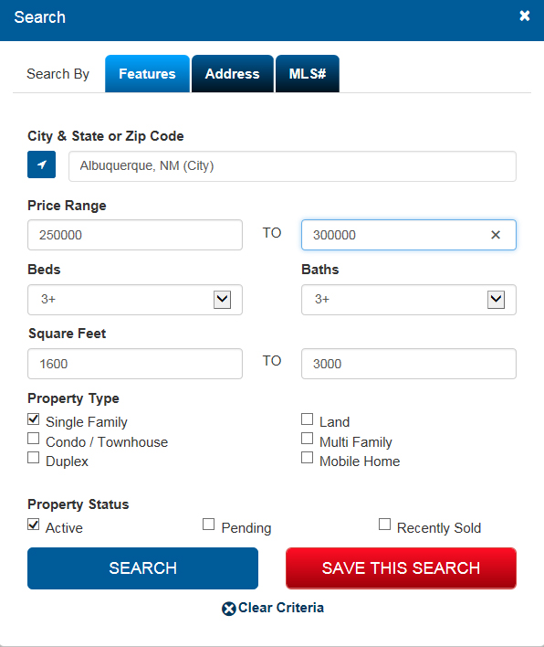 Screen shot of how to access HomeAdvantage to find listings in your market